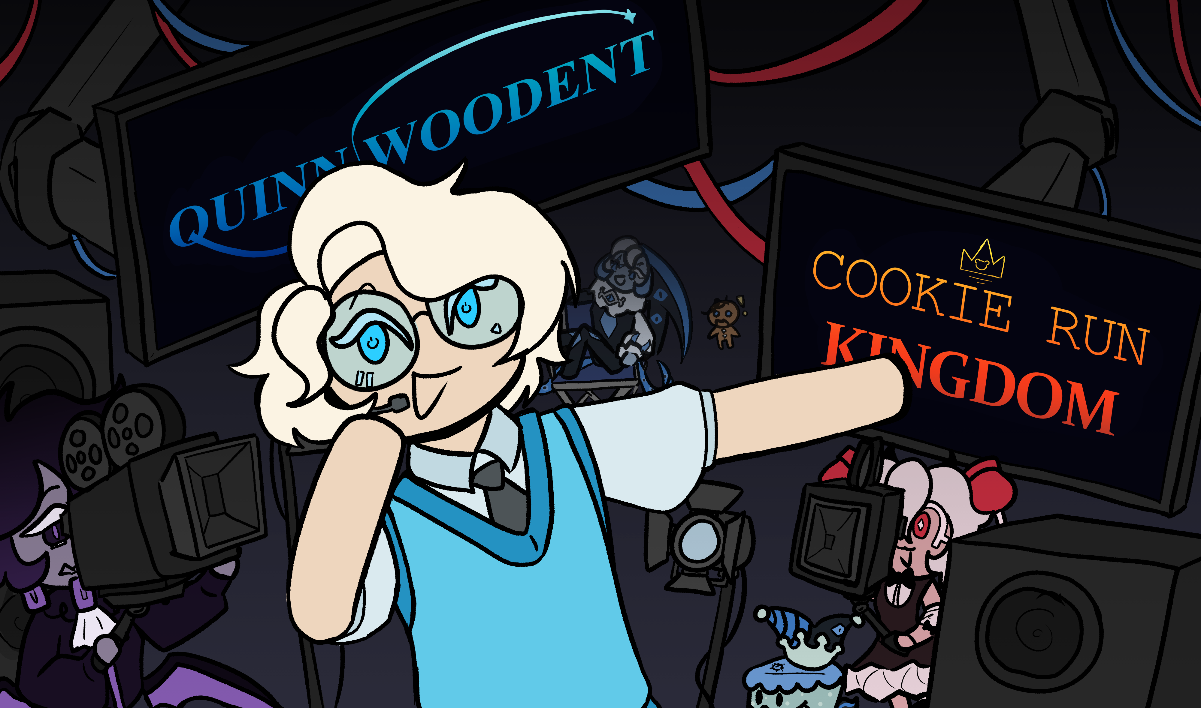 Cookie Run Kingdom x Quinn Woodent Promotional Poster